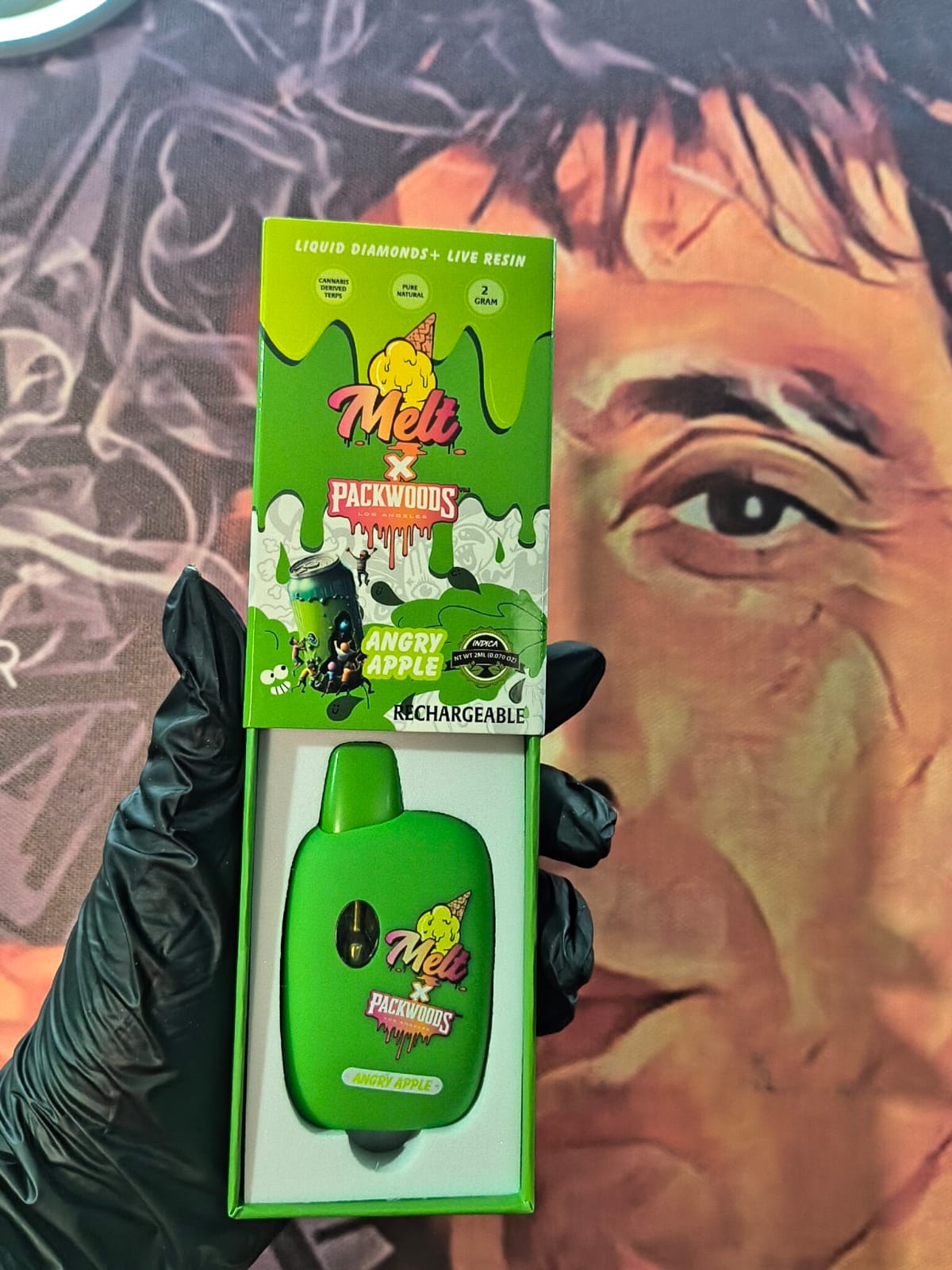 Melt X Packwoods-Angry Apple(Indica)