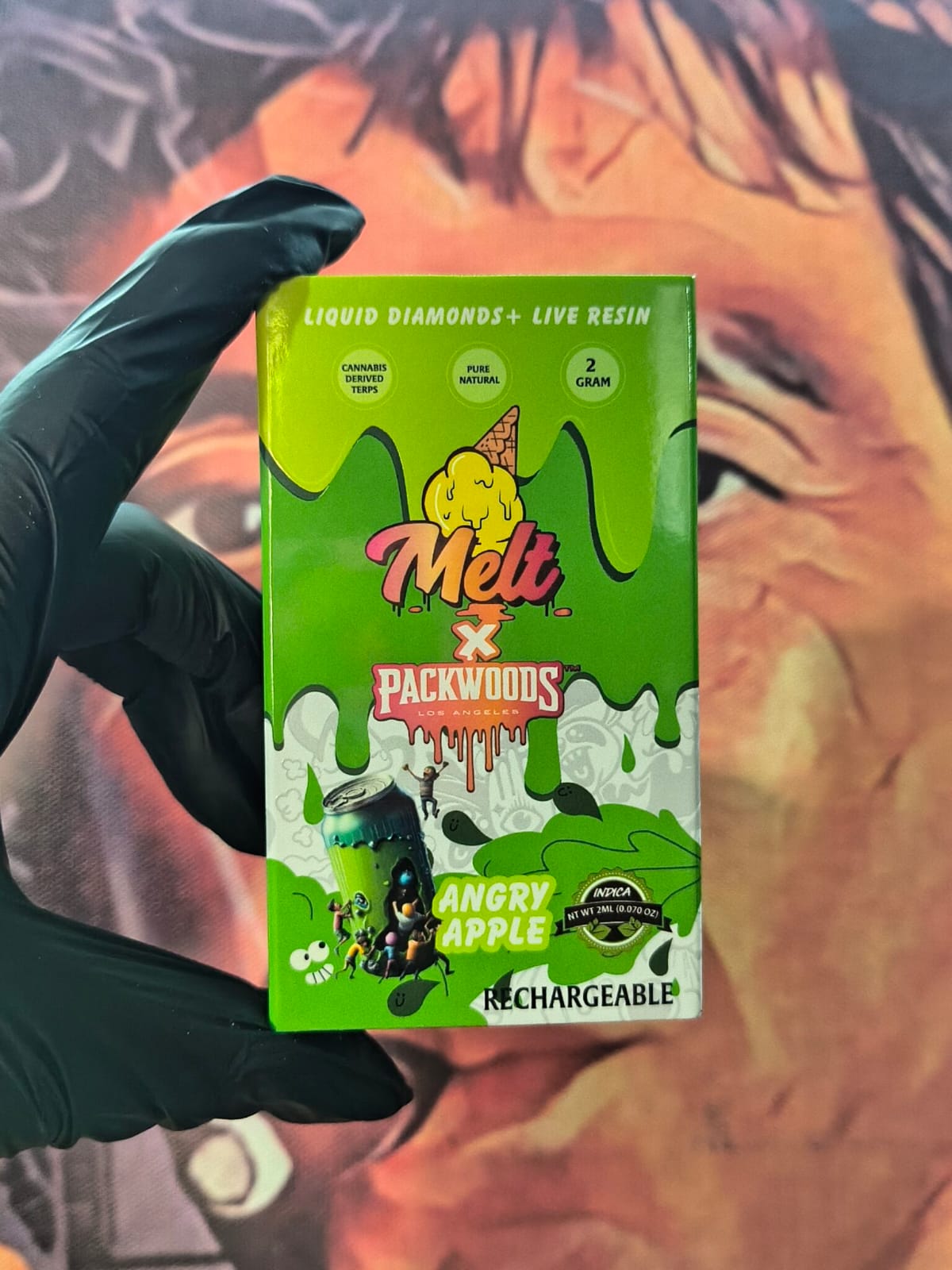 Melt X Packwoods-Angry Apple(Indica)