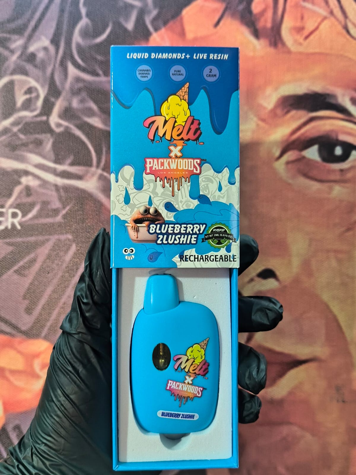Melt X Packwoods-Blueberry Zlushie(Hybrid)