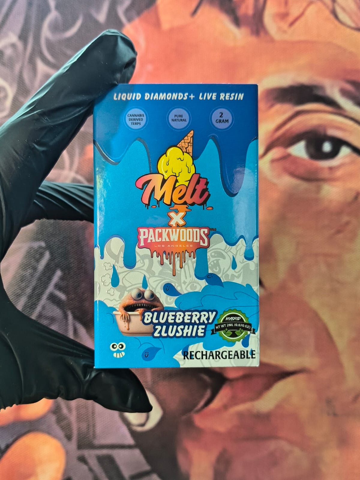 Melt X Packwoods-Blueberry Zlushie(Hybrid)