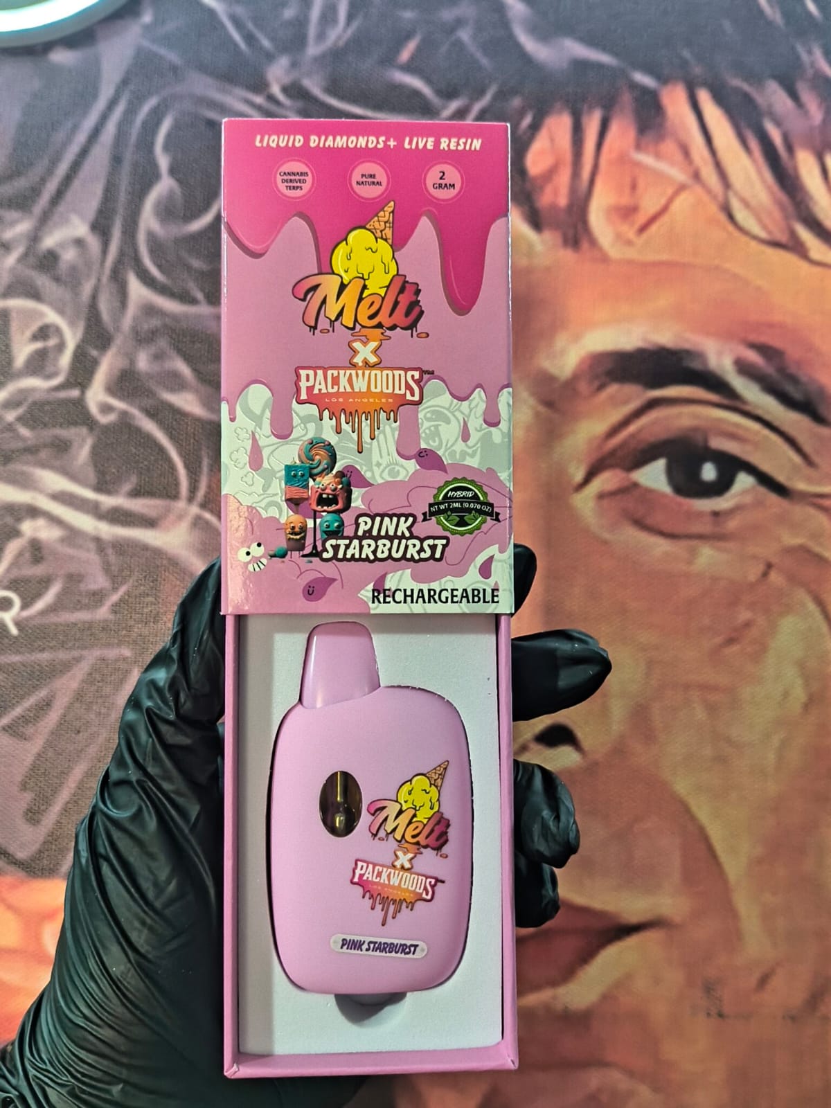 Melt X Packwoods-Pink Starburst(Hybrid)