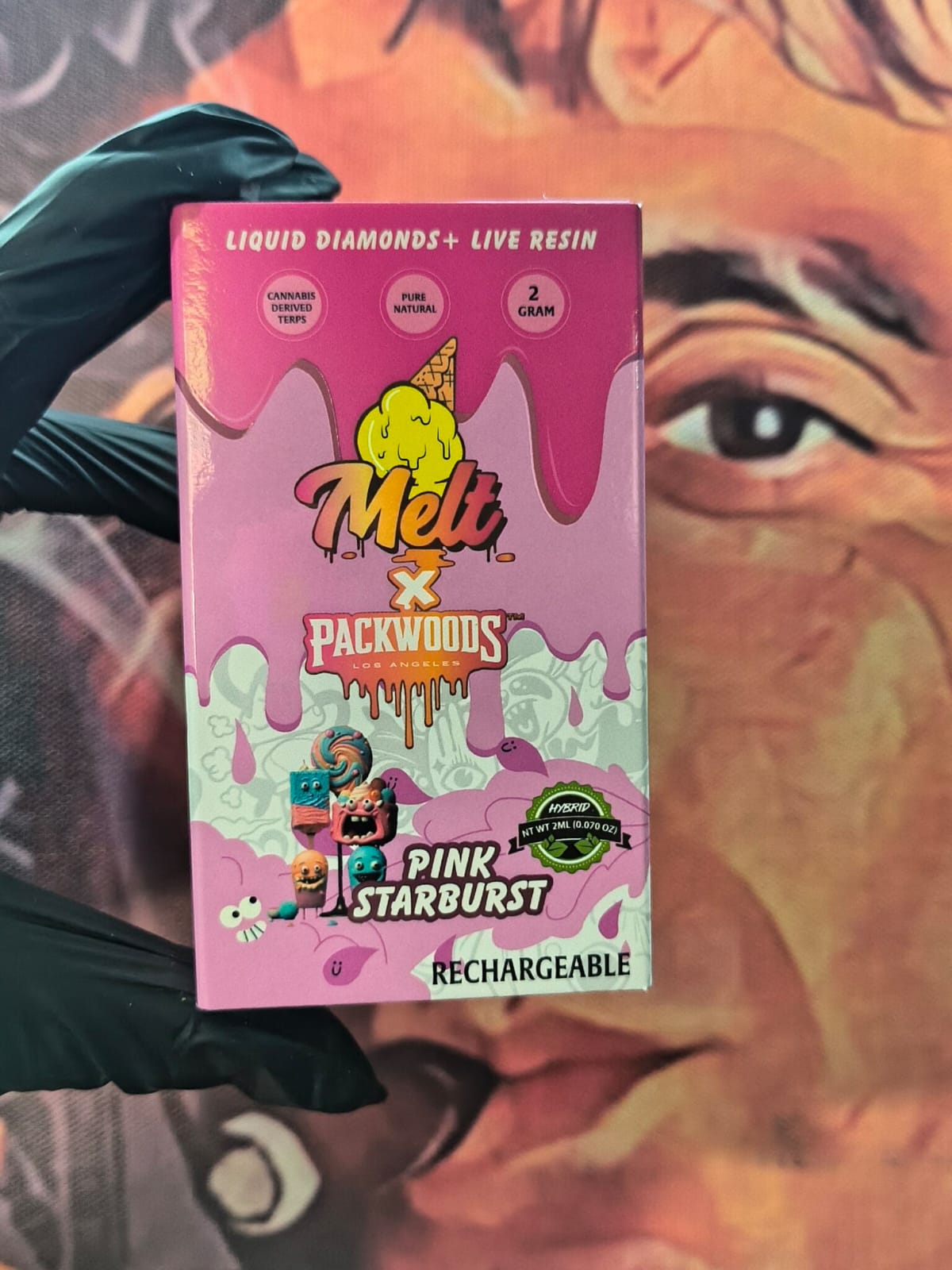 Melt X Packwoods-Pink Starburst(Hybrid)