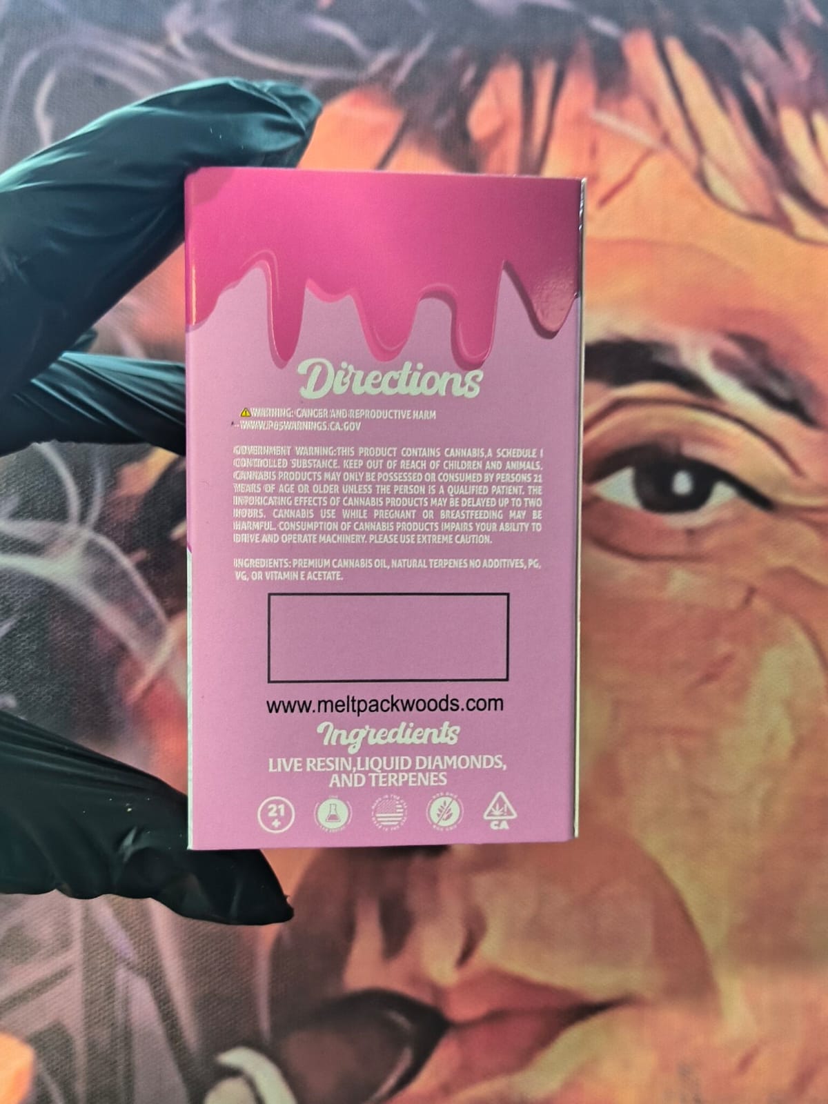 Melt X Packwoods-Pink Starburst(Hybrid)