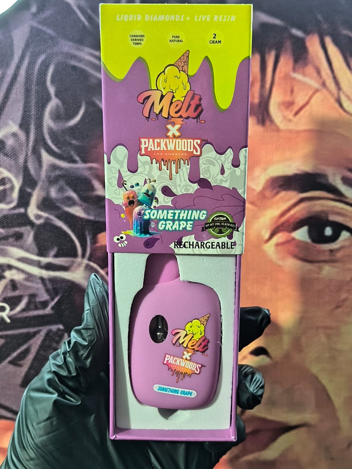 Melt X Packwoods-Something Grape(Sativa)